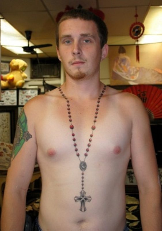 Spiritual Cross Tattoo