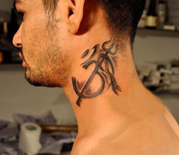 Stunning Om Tattoo Om Tattoo On Neck