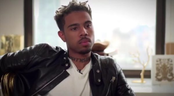 Stunning Vic Mensa Neck Tattoo Design