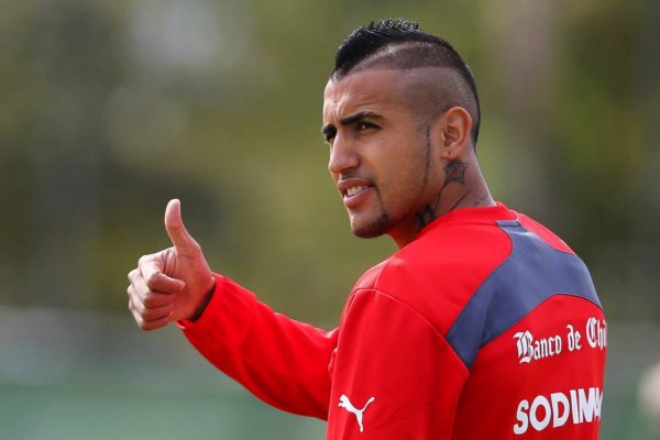 Sweet Arturo Vidal Neck Tattoo