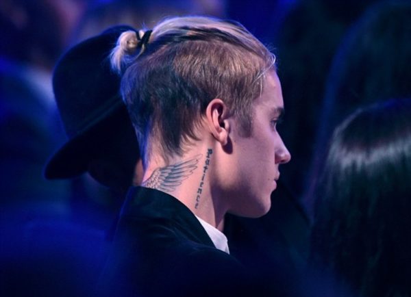 Sweet Justin Neck Tattoo Design