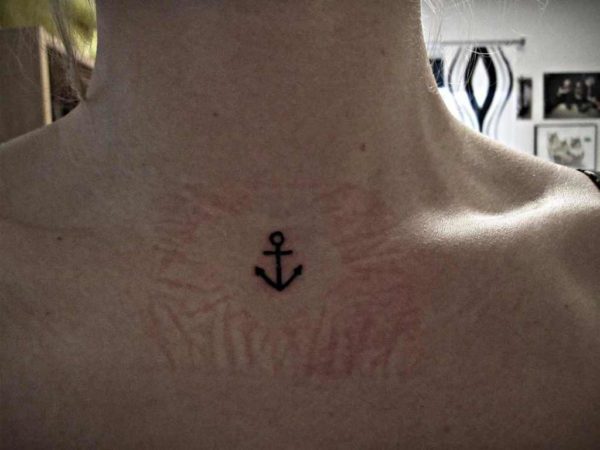 Sweet Small Anchor Tattoo