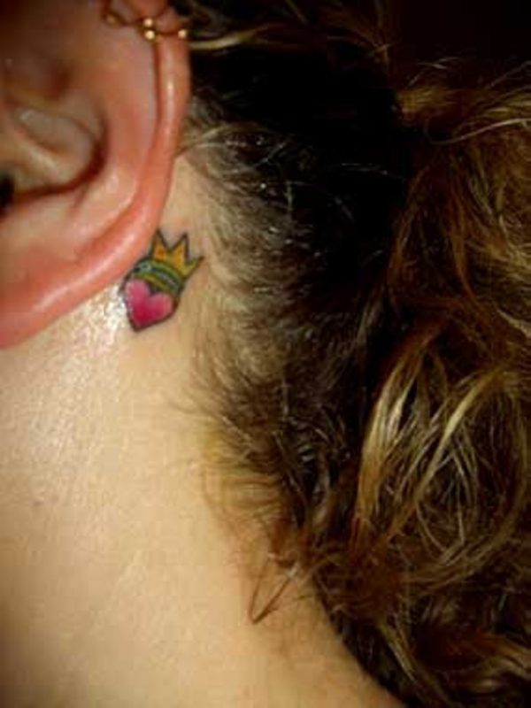 Sweet Small Crown Tattoo