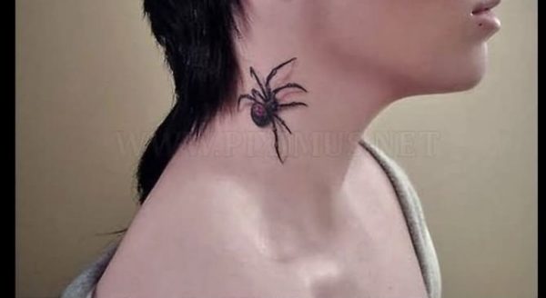 Sweet Spider Tattoo Design