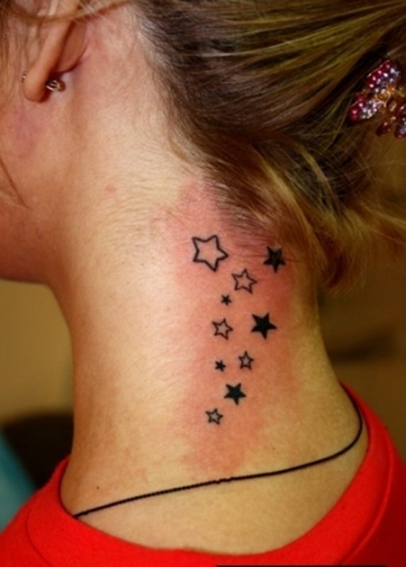 Sweet Stars Tattoo For Women