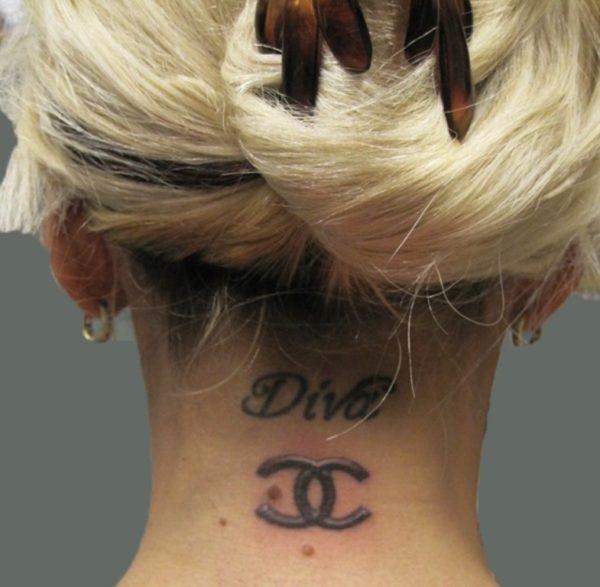 Tattoo Design On Neck