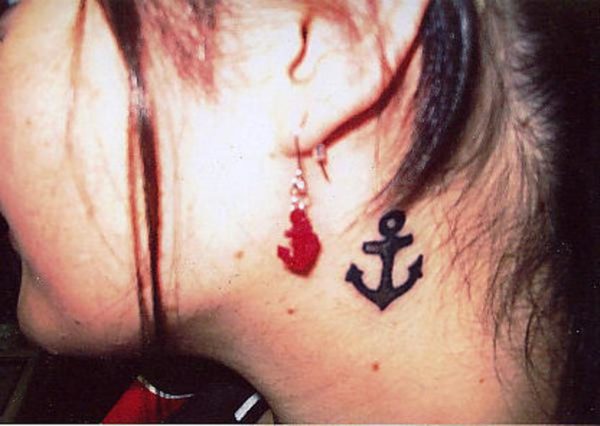 Tiny Anchor Tattoo