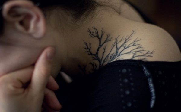 Tree Neck Tattoo