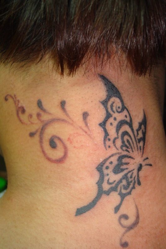 Tribal Designer Butterfly Tattoo