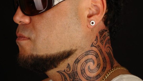 Tribal Grey Tattoo For Men