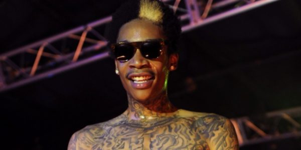 Wiz Khalifa Different Designing Tattoo On Neck