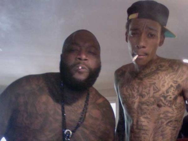 Wiz Khalifa Tattoo Poster On Neck