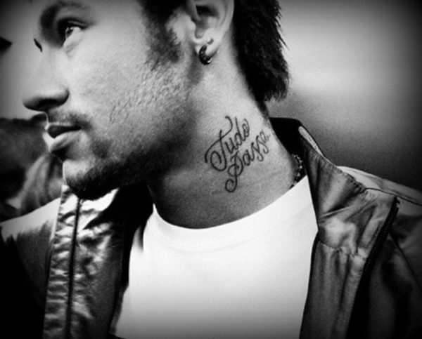Wonderful Neymar Jr Tattoo Design