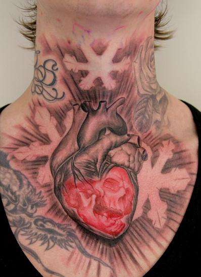Wonderful Devil Heart Tattoo