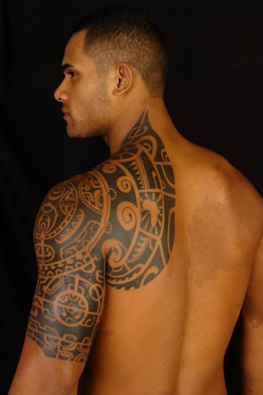 Wonderful Hawaiian Tattoo Design