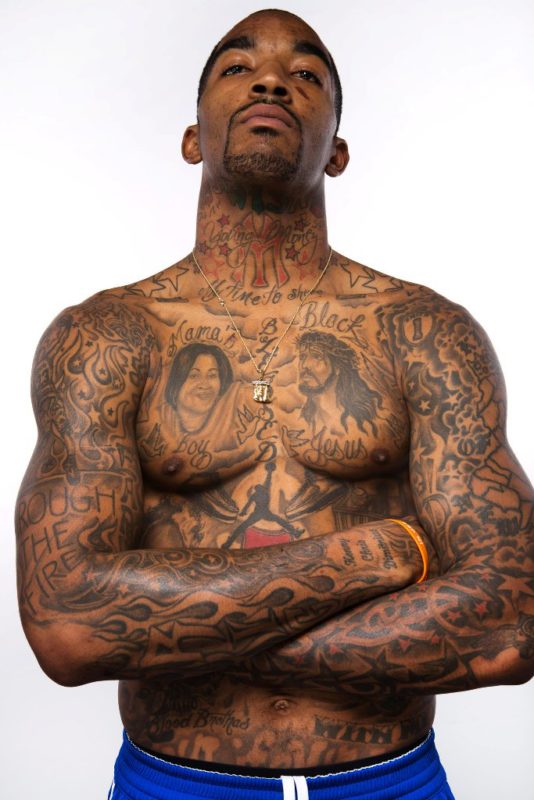 Wonderful Jr Smith Neck Tattoo