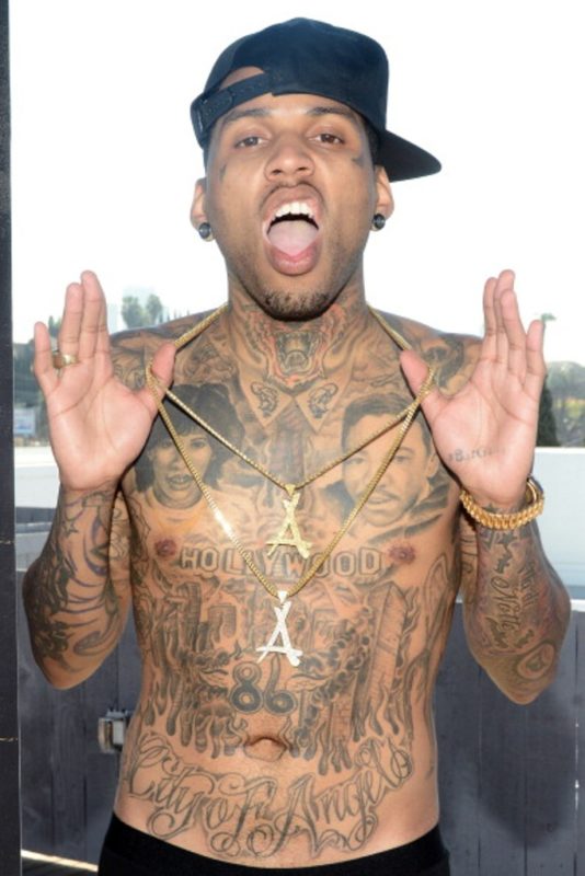 Wonderful Kid Ink Tattoo On Neck