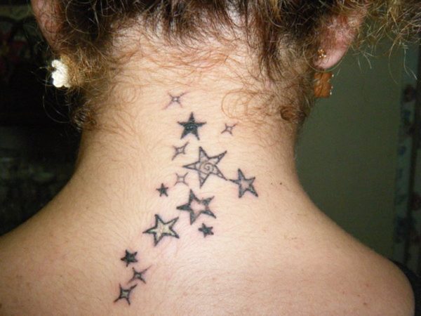 Wonderful Stars Tattoo Design