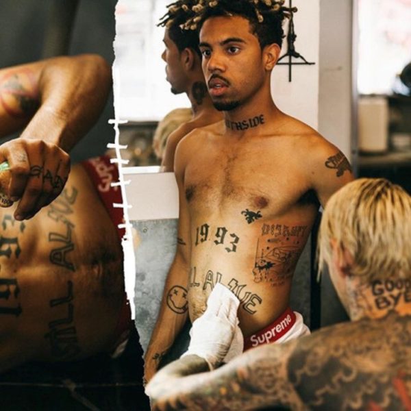 Wonderful Vic Mensa Tattoo On Neck