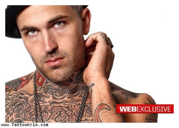 Yelawolf Tattoo On Cover Neck