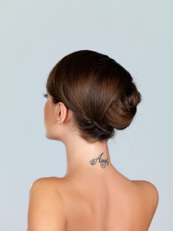 Wonderful Angel Neck Tattoo