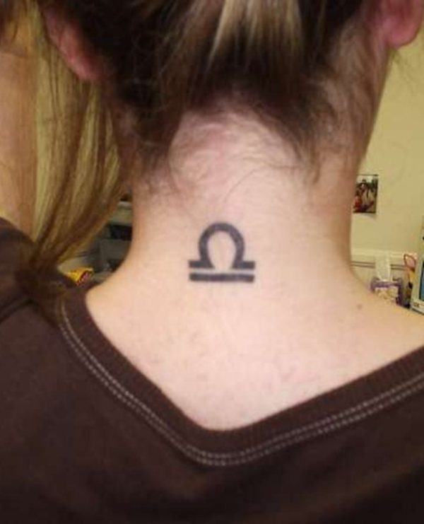 Sweet Libra Zodiac Tattoo